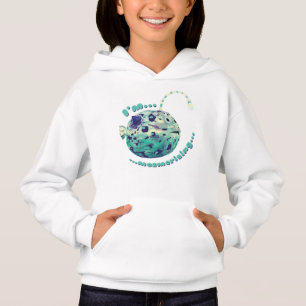 "Ich bin Mesmerisierend..." Die Puffer-Lampe-Fisch Hoodie