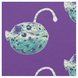 "Ich bin Mesmerisierend..." Die Puffer-Lampe-Fisch Stoff