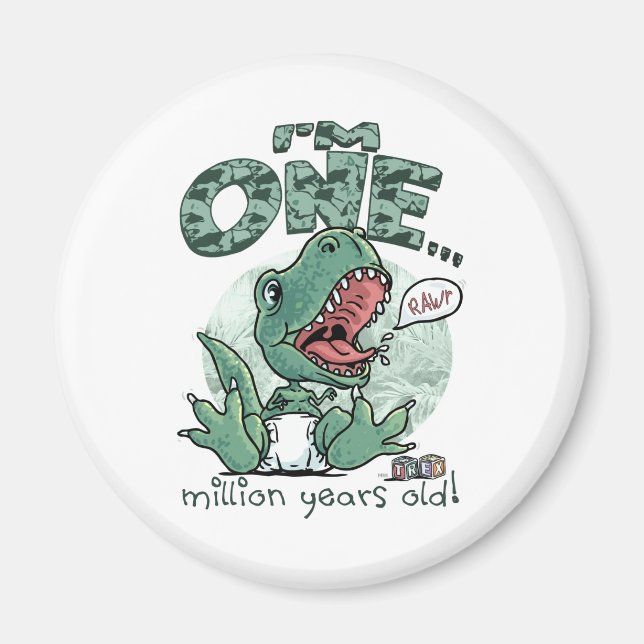 Ich bin Millionen Jahre alt Magnet (Vorne)