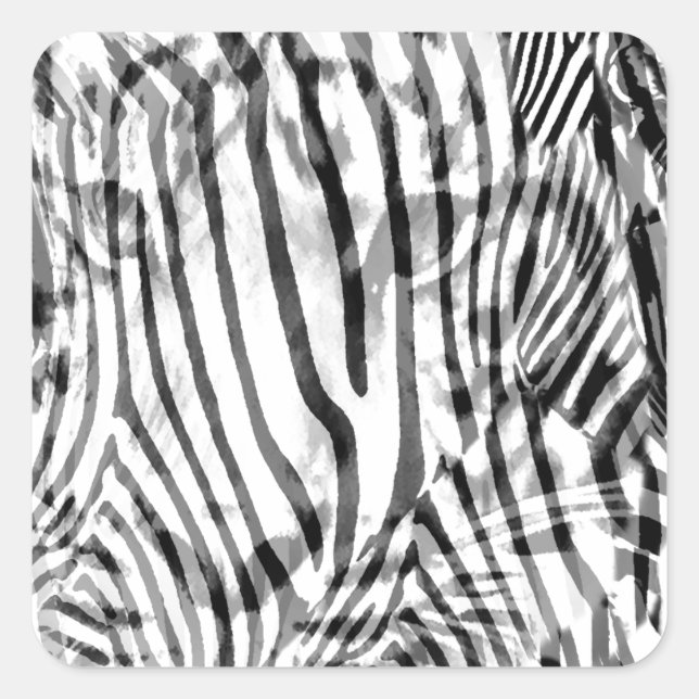 Ich bin mir bewusst_ quadratischer aufkleber (Vorderseite)