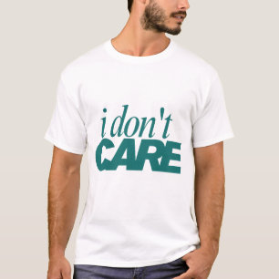 Ich-bin-mir-egal-Typografie-T-Shirt  T-Shirt