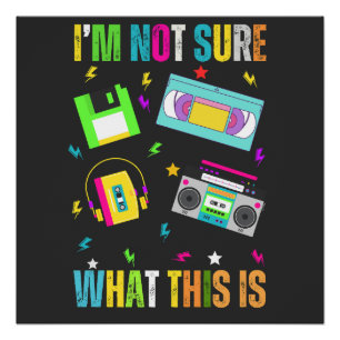 Ich bin mir nicht sicher, was das für Männer sind, Poster