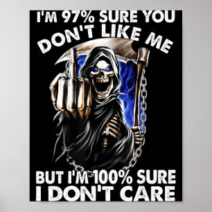 Ich bin mir zu 97% sicher, dass du mich nicht mags poster