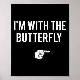 Ich bin mit Butterfly Halloween Kostüm Party Match Poster