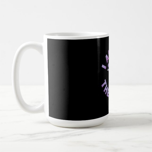 Ich bin mit Clown-Creepy & Funny Halloween Kaffeetasse (Links)