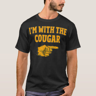 Ich bin mit Cougar Matching Couple Halloween Costu T-Shirt