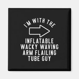 Ich bin mit dem aufblasbaren, wackeligen Wellenarm Magnet