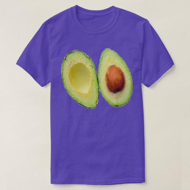 Ich bin mit dem Avocado T-Shirt (Design vorne)