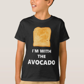 Ich bin mit dem Avocado Toast Halloween-Kostüm T-Shirt