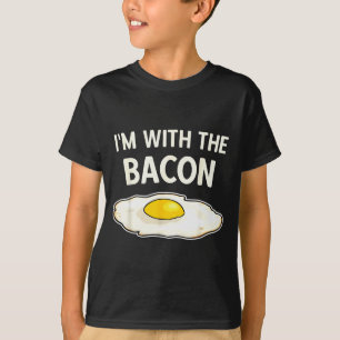 Ich bin mit dem Bacon-Eier-Leicht-Halloween-Matchi T-Shirt