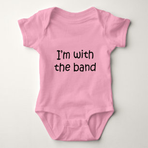 Ich bin mit dem Band Baby Strampler