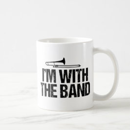 Ich bin mit dem Band Funny Trombone Player Kaffeetasse