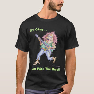 Ich bin mit dem Band T-Shirt