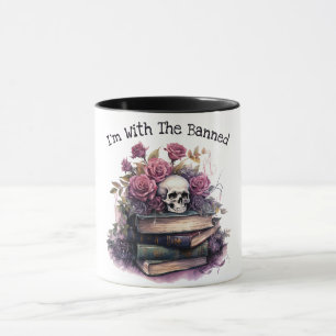 Ich bin mit dem Banned, Book Lover Tasse