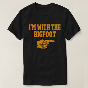 Ich bin mit dem Bigfoot Funny Couple Halloween T-Shirt
