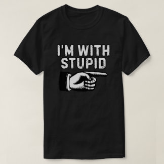 Ich bin mit dem dummen Zeigefinger T-Shirt