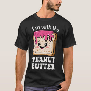 Ich bin mit dem Erdnussbuttergelben, das passt. T-Shirt