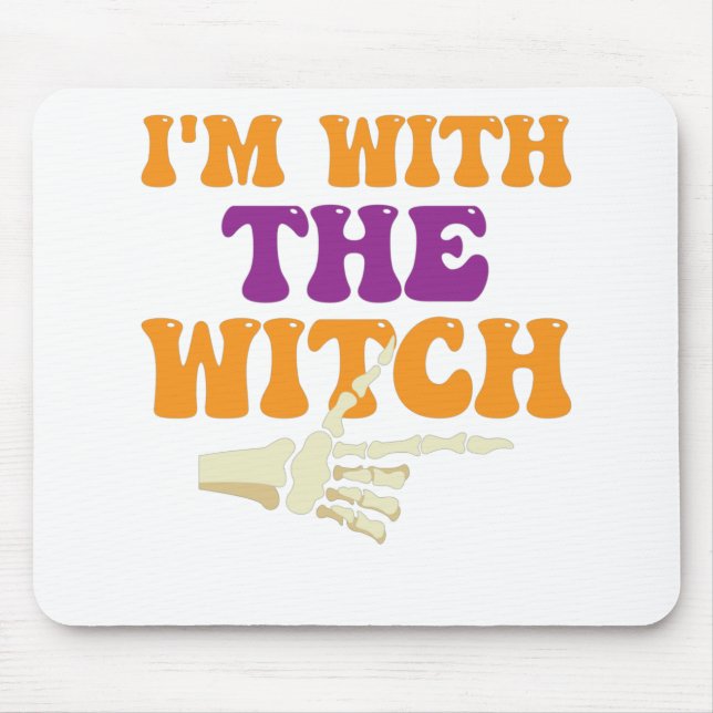 Ich bin mit dem HexenHalloween Mousepad (Vorne)