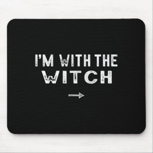 Ich bin mit dem Hexenkostüm passend faules Hallowe Mousepad