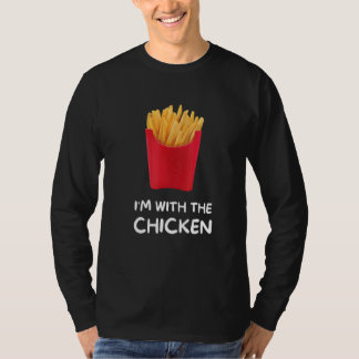 Ich bin mit dem HühnerHalloweenkostüm 1 T-Shirt