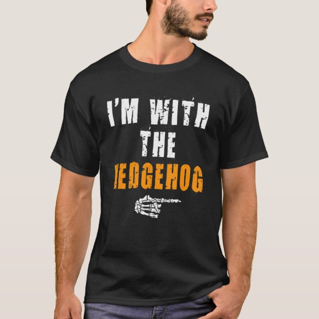 Ich bin mit dem Igel-Kostümpaar T-Shirt (Vorderseite)