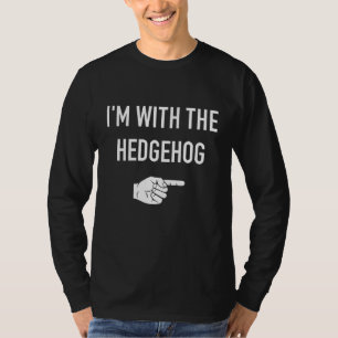 Ich bin mit dem Igel Matching Partner costume hal T-Shirt