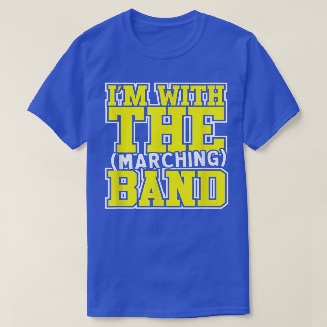 Ich bin mit dem Marching Band Tshirt MAMA VATER SI (Design vorne)