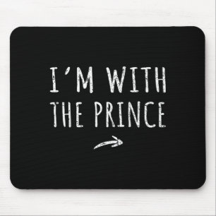 Ich bin mit dem Prinzen passendes faules Halloween Mousepad