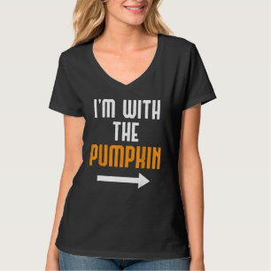 Ich bin mit dem Pumkin Shirt Costume Funny Hallowe