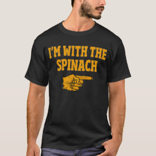 Ich bin mit dem Spinach-Funny-Paar Halloween T-Shirt