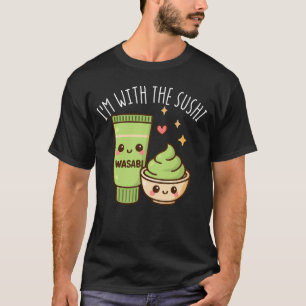 Ich bin mit dem Sushi Wasabi passenden Sushi-Kostü T-Shirt