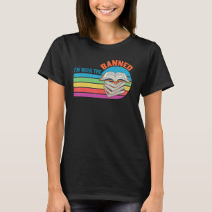 Ich bin mit dem T-Shirt 'Verbotene Bücher' Ich les