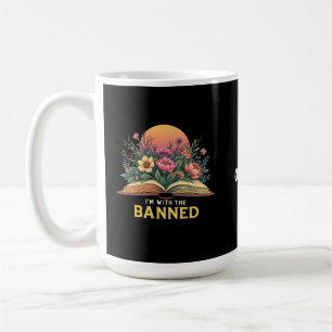 Ich bin mit dem verbotenen Bookworm Funny Book Lov Kaffeetasse