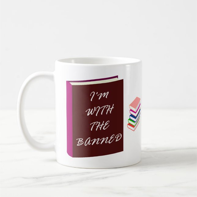 Ich bin mit dem Verbotenen Kaffeetasse (Links)