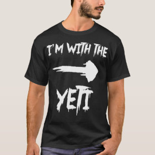 Ich bin mit dem Yeti-Kostüm-Funny-Matching Hallowe T-Shirt