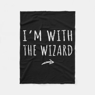 Ich bin mit dem Zauberer passendes faules Hallowee Fleecedecke