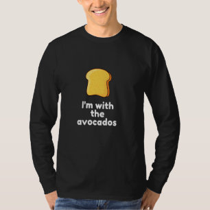 Ich bin mit den Avocados Funny Easy Lazy Halloween T-Shirt