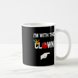 Ich bin mit den ClownHalloween-Kostümen Kaffeetasse