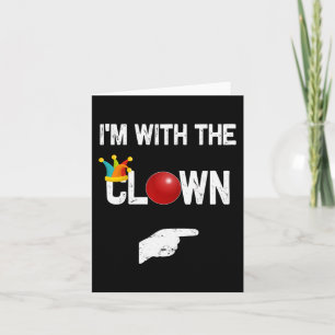 Ich bin mit den ClownHalloween-Kostümen Karte