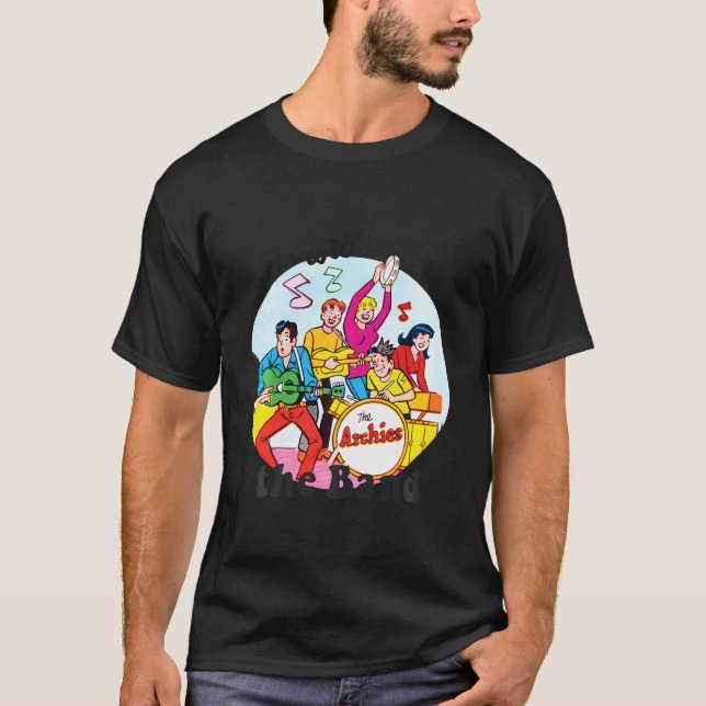 Ich bin mit den Comicen der Band T-Shirt (Vorderseite)
