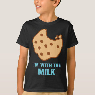 Ich bin mit den Milch- und Kekspaaren die besten T-Shirt
