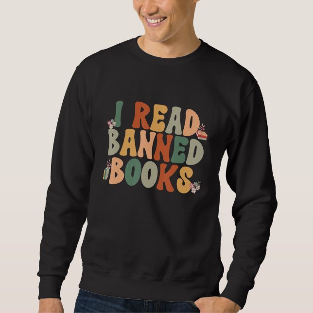 Ich bin mit den verbotenen Büchern T-Shirts Lustig (Vorderseite)