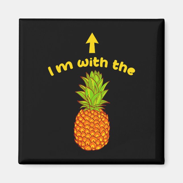 Ich bin mit der Ananas-Ananas-Ananas-Sängerin-Matc Magnet (Vorne)