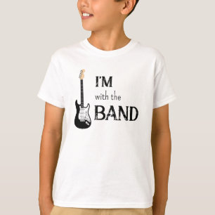 Ich bin mit der Band E-Gitarre Kindershirt T-Shirt