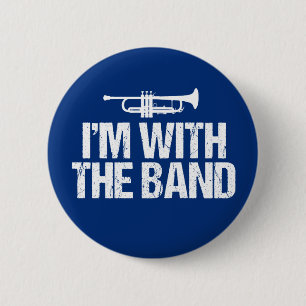 Ich bin mit der Band Funny Trumpet Button