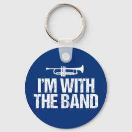 Ich bin mit der Band Funny Trumpet Schlüsselanhänger