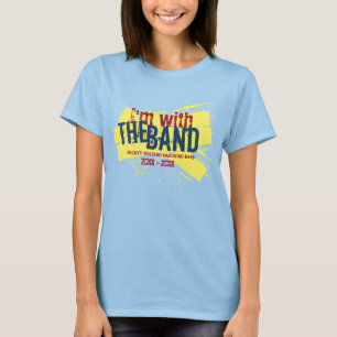 Ich bin mit der Band   Marching Band Mama T - Shir T-Shirt
