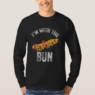 Ich bin mit der Bun Hot Dog Wurst lustiges Hallowe T-Shirt