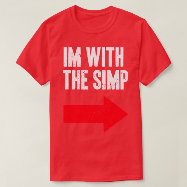 Ich bin mit der Simp T-Shirt (Design vorne)