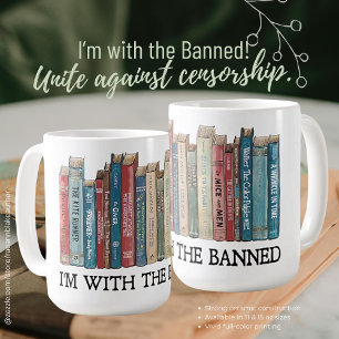 Ich bin mit der Tasse der verbotenen literarischen